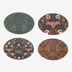 Oval Placemat | Set of 4 | Damask