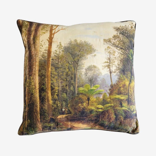 Old Masters Among the Kauris Cushion