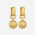 The Temple Of The Sun Alida Earrings in Gold Vermeil on a blank background
