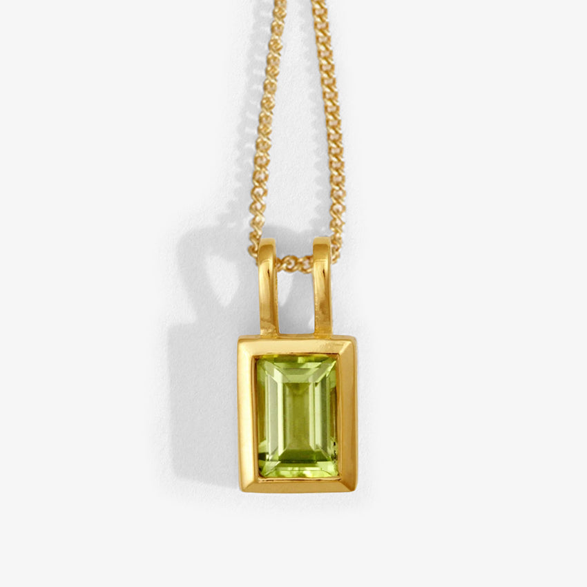 The Temple Of The Sun Eden Necklace in Gold Vermeil on a blank background