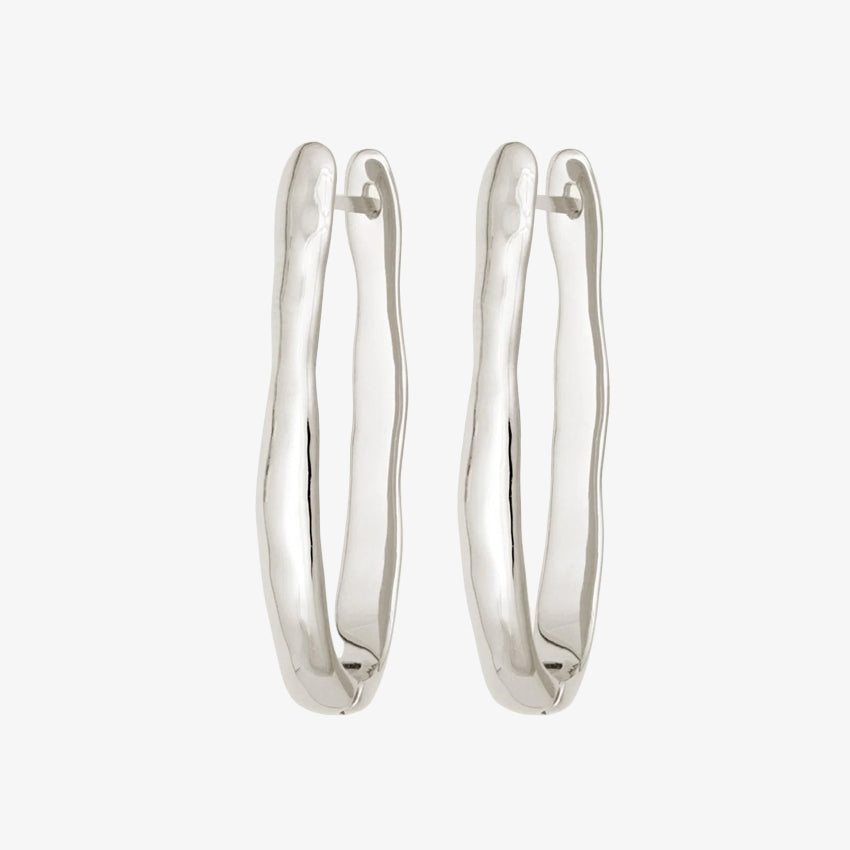 The Temple Of The Sun Sulis Studs in Sterling Silver on a blank background