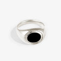The Temple Of The Sun Kosmos Ring in Sterling Silver on a blank background