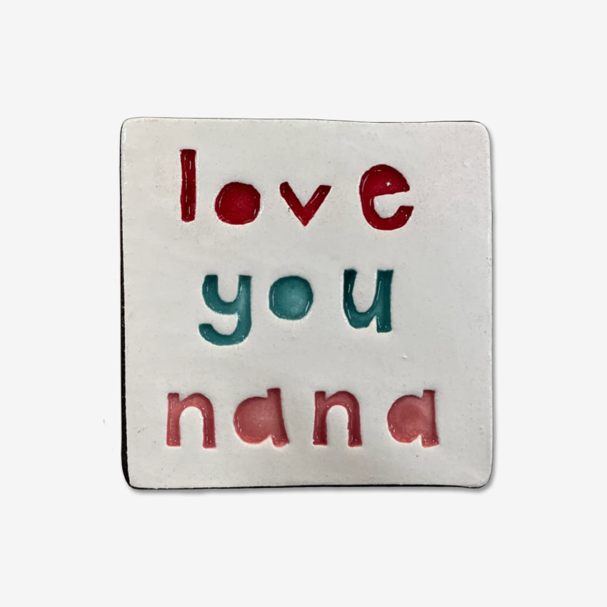 Square Word Tile | Love You Nana