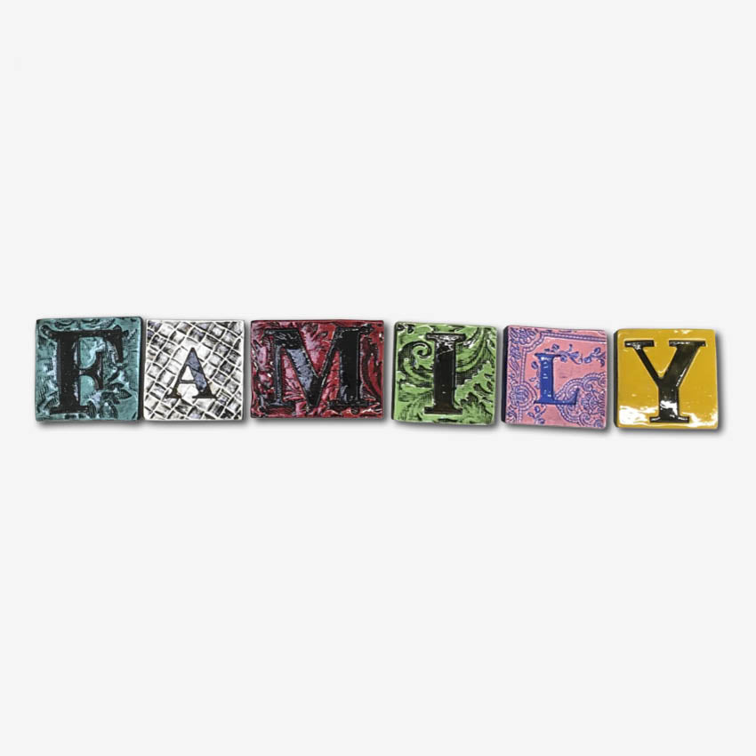 Block Word Tiles | FAMILY