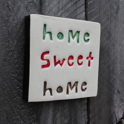 Square Word Tile | Home Sweet Home