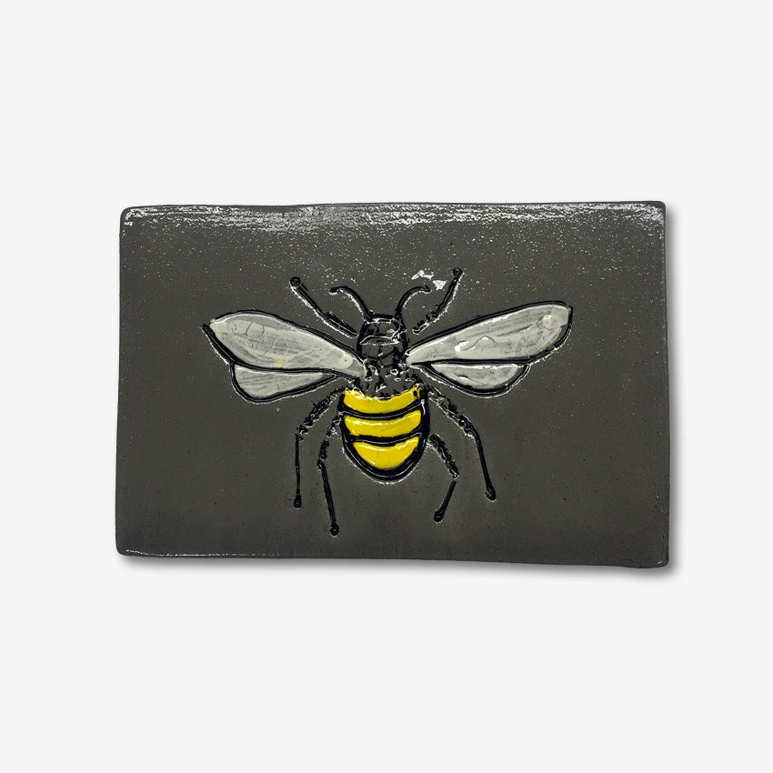 Large Wall Tile | Bee Grey