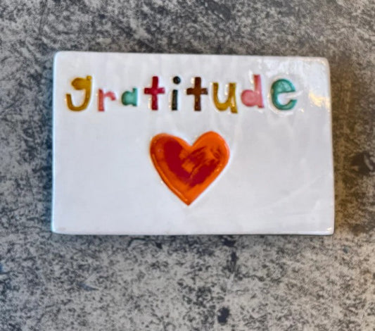 Large Wall Tile | Gratitude
