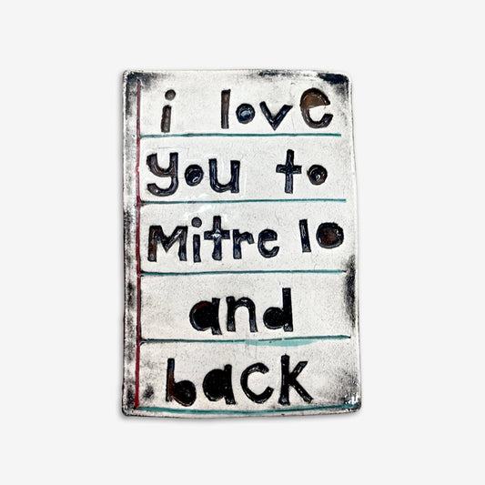 Large Wall Tile | I Love You to Mitre 10