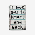 Large Wall Tile | I Love You to Kmart