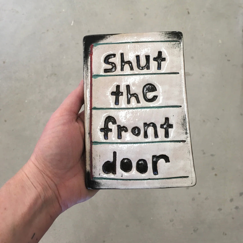 Large Wall Tile | Shut the Front Door
