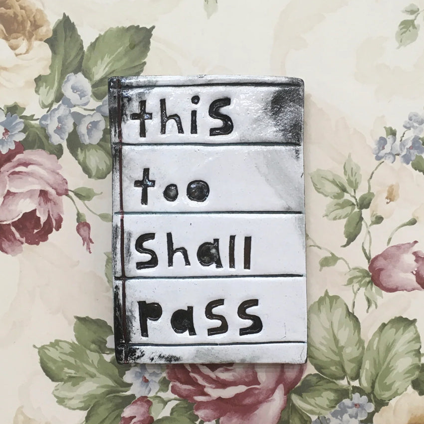 Large Wall Tile | This Too Shall Pass