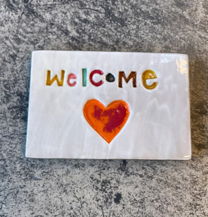 Large Wall Tile | Welcome