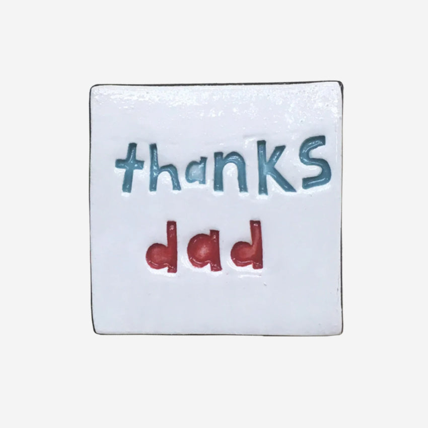 Square Word Tile | Thanks Dad