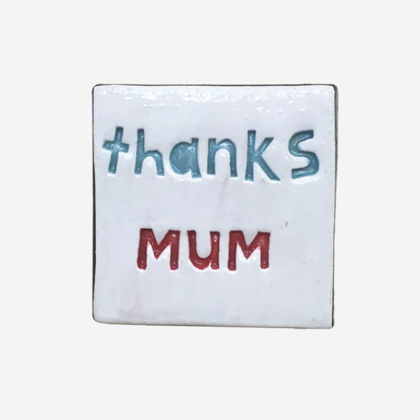 Square Word Tile | Thanks Mum