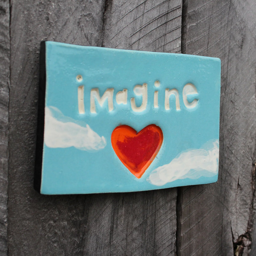 Large Wall Tile | Imagine Blue
