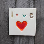 Square Word Tile | Love
