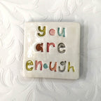 Square Word Tile | You Are Enough
