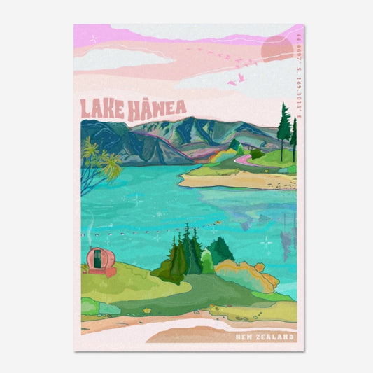 Lake Hāwea Art Print