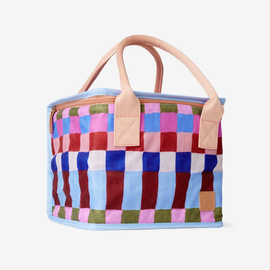 The Somewhere Co. Lunch Box in Hopstoch on a grey background