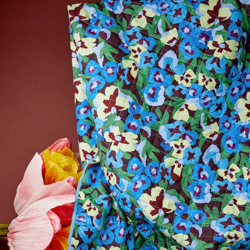 XL Picnic Rug | Pansy Patch