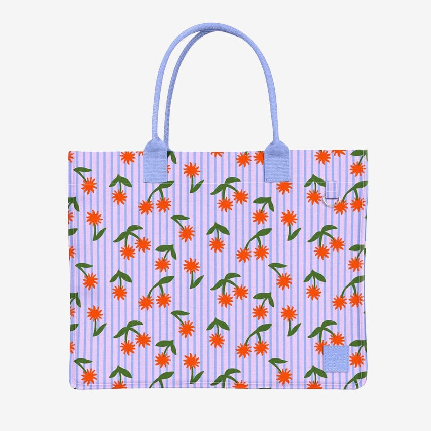 The Somewhere Co Ultimate Tote in Sunburst on a grey background