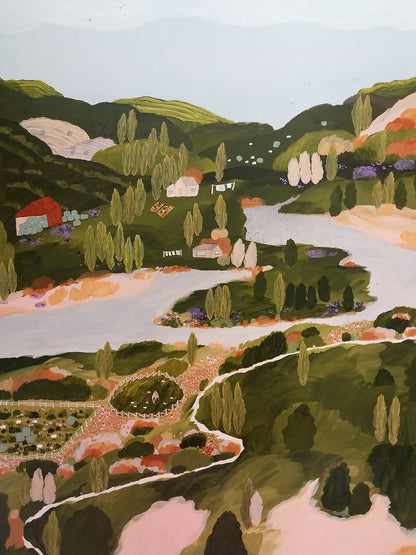 'Otago Poplar Trees'