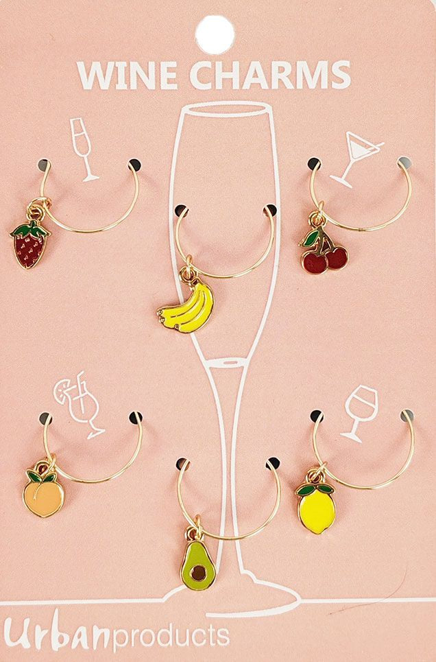 Wine Charms | Set of 6 | Fruity