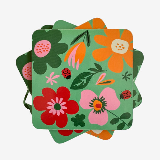 Dahlia Floral Coaster