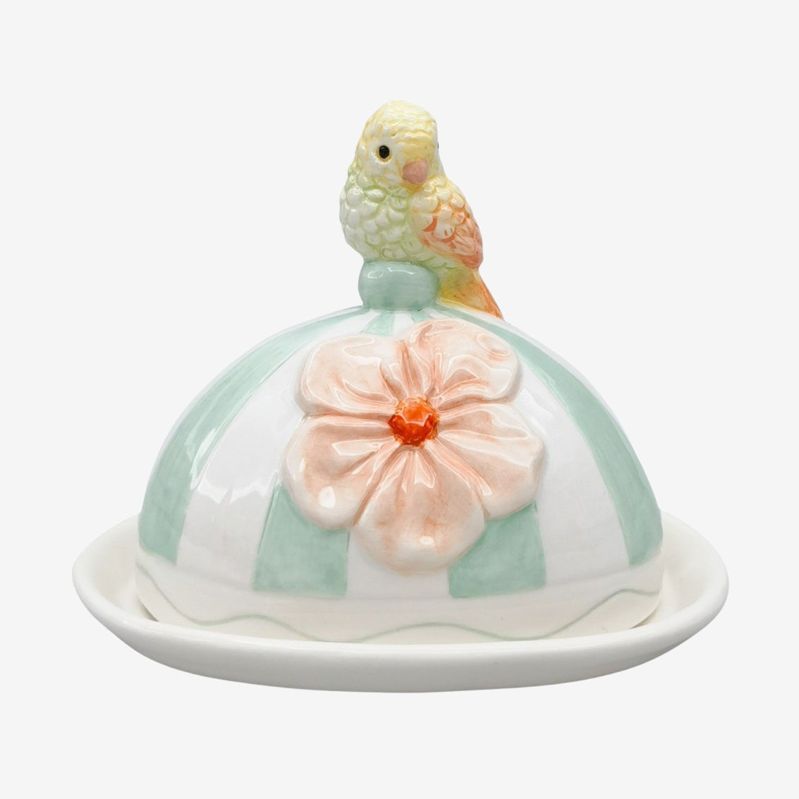 Perdy Parrot Butter Dish
