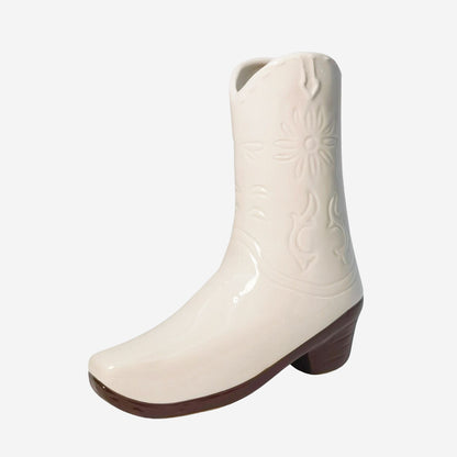 Cowgirl Boot Vase