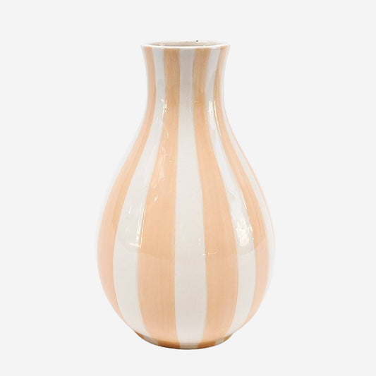 Stripe Vase | Peach