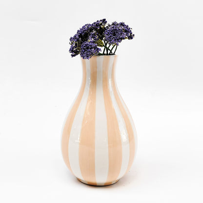 Stripe Vase | Peach