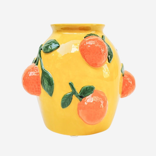 Tuscan Orange Vase