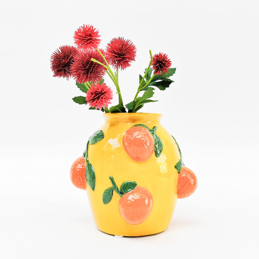 Tuscan Orange Vase