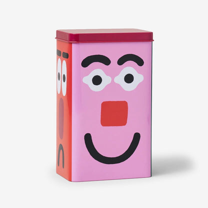 Coffee Storage Tin | Faces