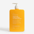 The We Are Feel Good Inc Tropical Sunscreen 400ml on a blank background