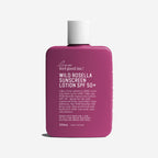 The We Are Feel Good Inc Wild Rosella SPF 50+ Sunscreen Lotion 200ml on a blank background