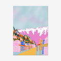 The West Moor Design Arrowtown Art Print on a blank background