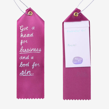 Award Ribbon Note