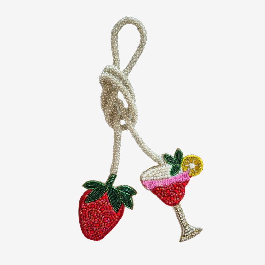Beaded Bag Charm