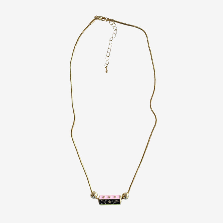 Snake Chain Charm Necklace