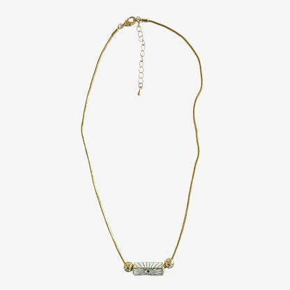 Snake Chain Charm Necklace