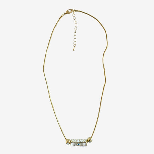 Snake Chain Charm Necklace