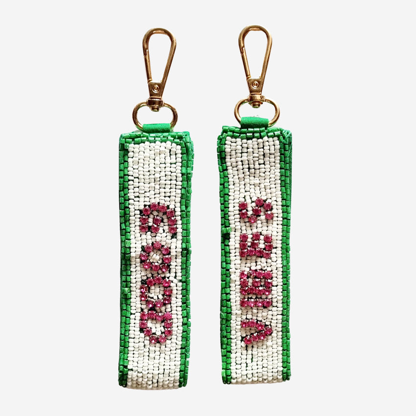 Beaded Keychain | Words