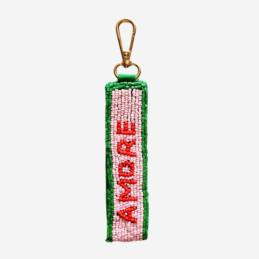 Beaded Keychain | Words