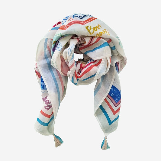 Cotton Scarf | Bon Voyage