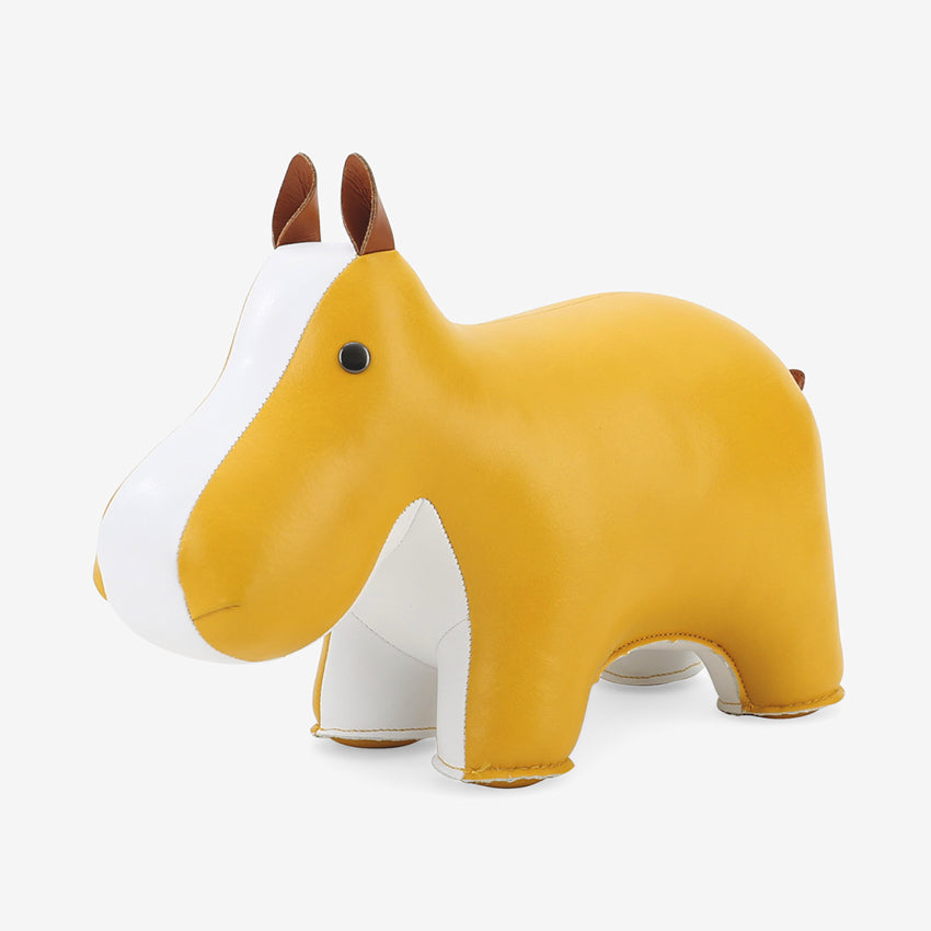 Bookend | Hippo Ochre Yellow