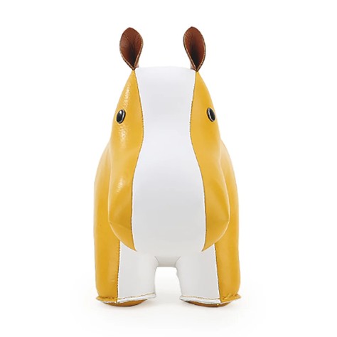 Bookend | Hippo Ochre Yellow