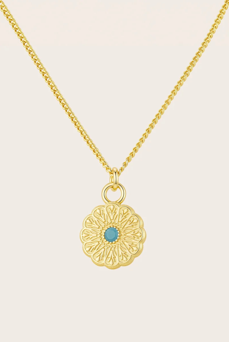Birthstone Necklace | December / Turquoise