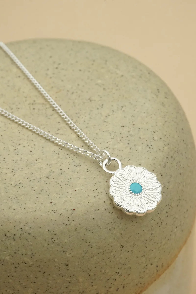 Birthstone Necklace | December / Turquoise